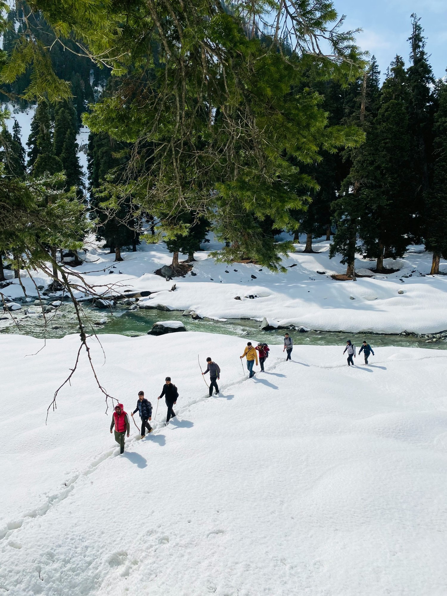 Gulmarg Kashmir meadow and mountain view